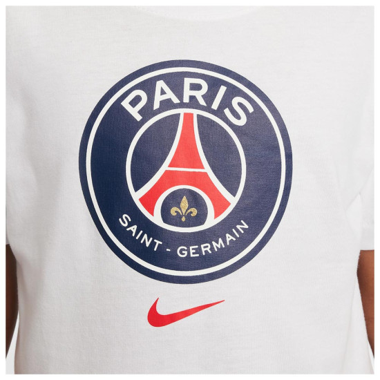 Nike Παιδική κοντομάνικη μπλούζα Paris Saint-Germain Crest Tee